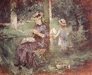 Berthe Morisot The mother and her son in the garden Germany oil painting artist